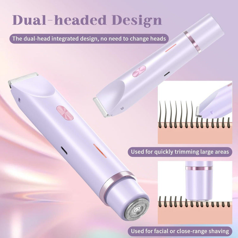 Dual Head Rechargeable Hair Removal Device